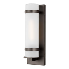 Generation Lighting. - 8518301-71 - One Light Outdoor Wall Lantern - Alban - Antique Bronze