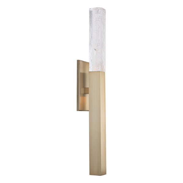 Axis LED Wall Sconce in Heritage Brass (Translucent) Finish
