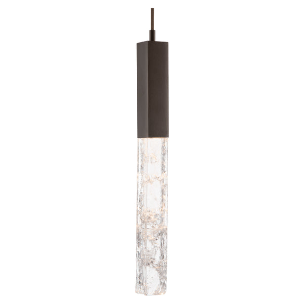 Axis LED Pendant in Flat Bronze Finish