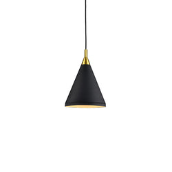 Kuzco Lighting - 492710-BK/GD - One Light Pendant - Dorothy - Black with Gold detail