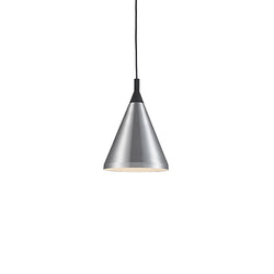 Kuzco Lighting - 492710-BN/BK - One Light Pendant - Dorothy - Brushed Nickel with Black detail