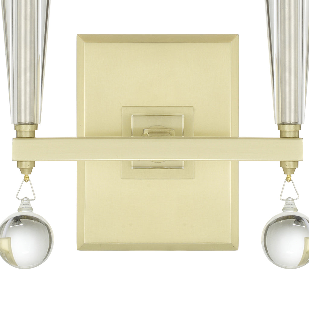 Crystorama - 8102-AG - Two Light Wall Mount - Paxton - Aged Brass