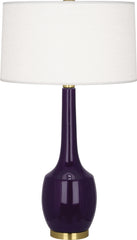Robert Abbey - AM701 - One Light Table Lamp - Delilah - Amethyst Glazed