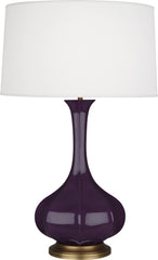 Robert Abbey - AM994 - One Light Table Lamp - Pike - Amethyst Glazed