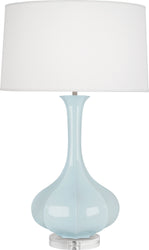 Robert Abbey - BB996 - One Light Table Lamp - Pike - Baby Blue Glazed