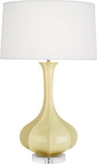 Robert Abbey - BT996 - One Light Table Lamp - Pike - Butter Glazed Ceramic