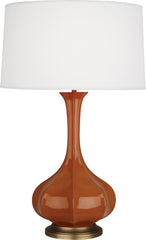 Robert Abbey - CM994 - One Light Table Lamp - Pike - Cinnamon Glazed w/Aged Brass