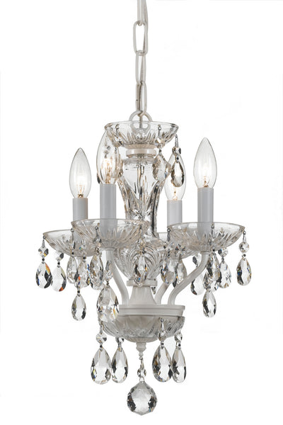 Traditional Crystal Four Light Mini Chandelier