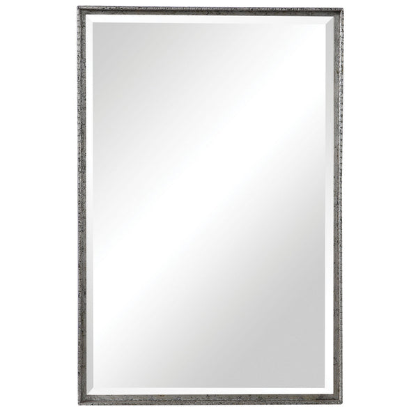 Callan Mirror in Aged Silver Finish