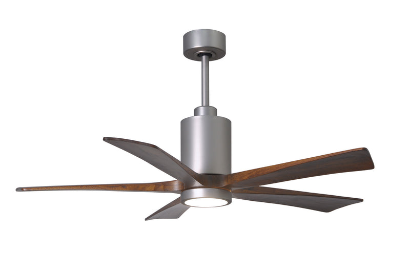Patricia 52"Ceiling Fan in Brushed Nickel Finish