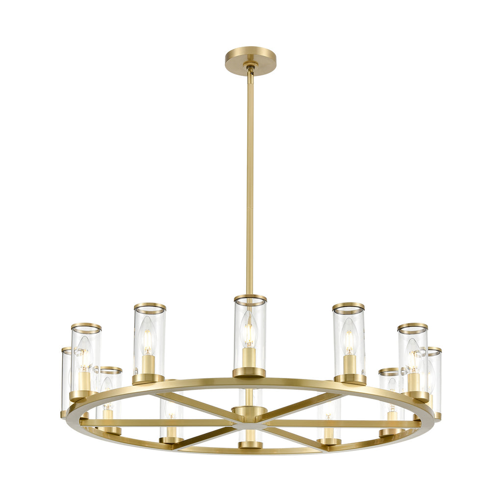 Alora - CH309012NBCG - 12 Light Chandelier - Revolve - Clear Glass/Natural Brass|Clear Glass/Polished Nickel|Clear Glass/Urban Bronze