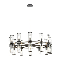 Alora - CH309024UBCG - 24 Light Chandelier - Revolve - Clear Glass/Natural Brass|Clear Glass/Polished Nickel|Clear Glass/Urban Bronze