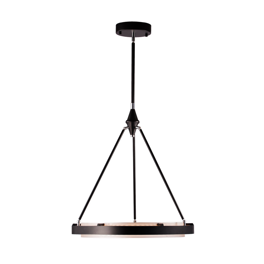 Alora - PD302724CBSS - LED Pendant - Duo - Classic Black/Gold Shimmer|Classic Black/Silver Shimmer