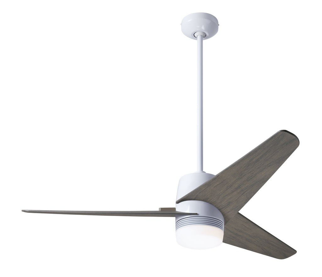 Modern Fan Co - VEL-GW-48-GY-853-CC - 48``Ceiling Fan - Velo DC - Gloss White