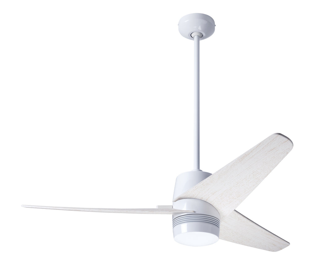 Modern Fan Co - VEL-GW-48-WW-NL-CC - 48``Ceiling Fan - Velo DC - Gloss White