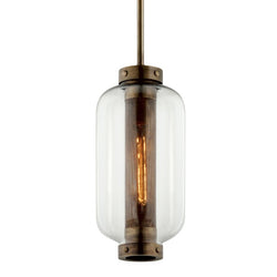 Troy Lighting - F7037 - One Light Hanging Lantern - Atwater - Vintage Brass