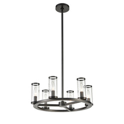 Alora - CH309006UBCG - Six Light Chandelier - Revolve - Clear Glass/Natural Brass|Clear Glass/Polished Nickel|Clear Glass/Urban Bronze