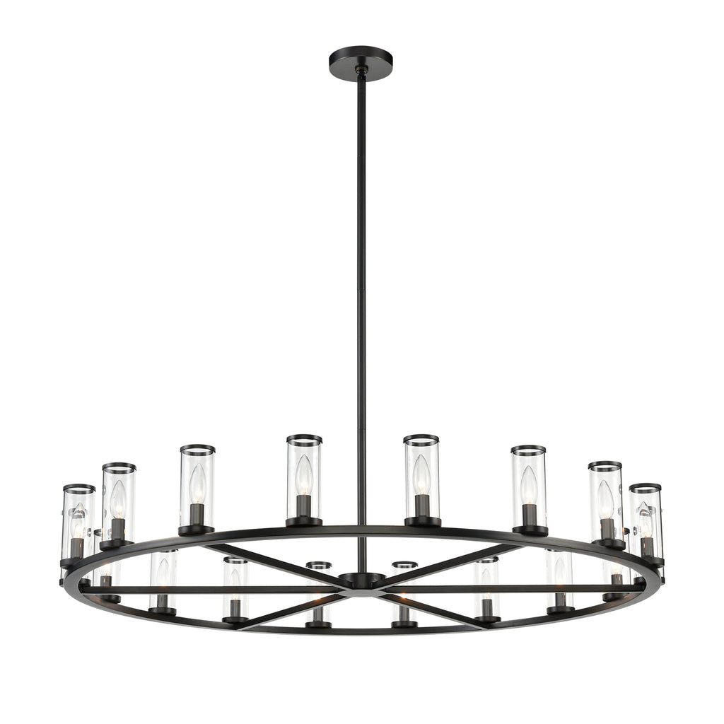 Alora - CH309018UBCG - 18 Light Chandelier - Revolve - Clear Glass/Natural Brass|Clear Glass/Polished Nickel|Clear Glass/Urban Bronze