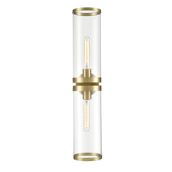 Alora - WV311602NBCG - Two Light Bathroom Fixture - Revolve Ii - Clear Glass/Natural Brass|Clear Glass/Polished Nickel|Clear Glass/Urban Bronze