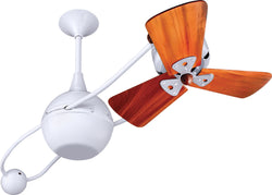 Matthews Fan Company - B2K-WH-WD - 40"Ceiling Fan - Brisa 2000 - Gloss White