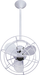 Matthews Fan Company - BD-WH-MTL - 16"Ceiling Fan - Bianca Direcional - Gloss White