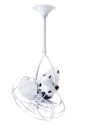 Matthews Fan Company - JD-WH-MTL - 16"Ceiling Fan - Jarold Direcional - Gloss White