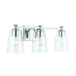 Capital Lighting - 140931BN-506 - Three Light Vanity - Myles - Brushed Nickel