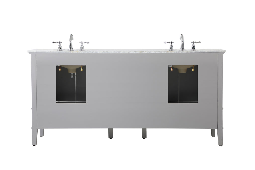 Elegant Lighting - VF30272DGR - Double Bathroom Vanity Set - Luxe - Grey