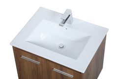 Elegant Lighting - VF44024WB - Single Bathroom Floating Vanity - Rasina - Walnut Brown