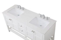 Elegant Lighting - VF16460DWH - Single Bathroom Vanity - Theo - White