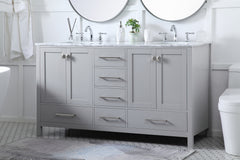 Elegant Lighting - VF18960DGR - Double Bathroom Vanity - Erina - Gray