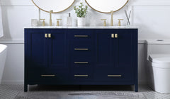 Elegant Lighting - VF18960DBL - Double Bathroom Vanity - Erina - Blue