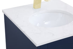 Elegant Lighting - VF18018BL - Single Bathroom Vanity - Sommerville - Blue