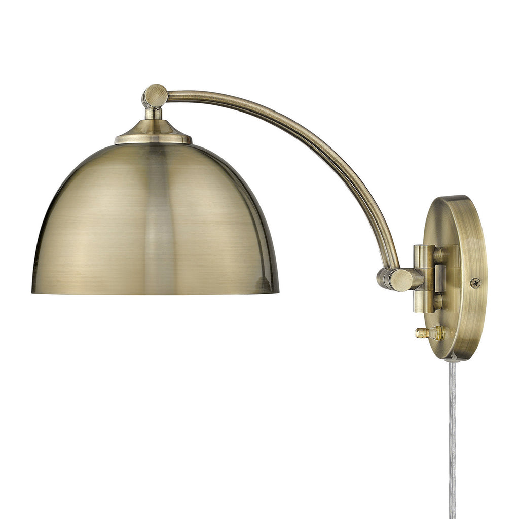 Golden - 3688-A1W AB-AB - One Light Wall Sconce - Rey AB - Aged Brass