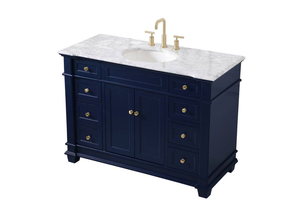 Elegant Lighting - VF50048BL - Bathroom Vanity Set - Wesley - Blue