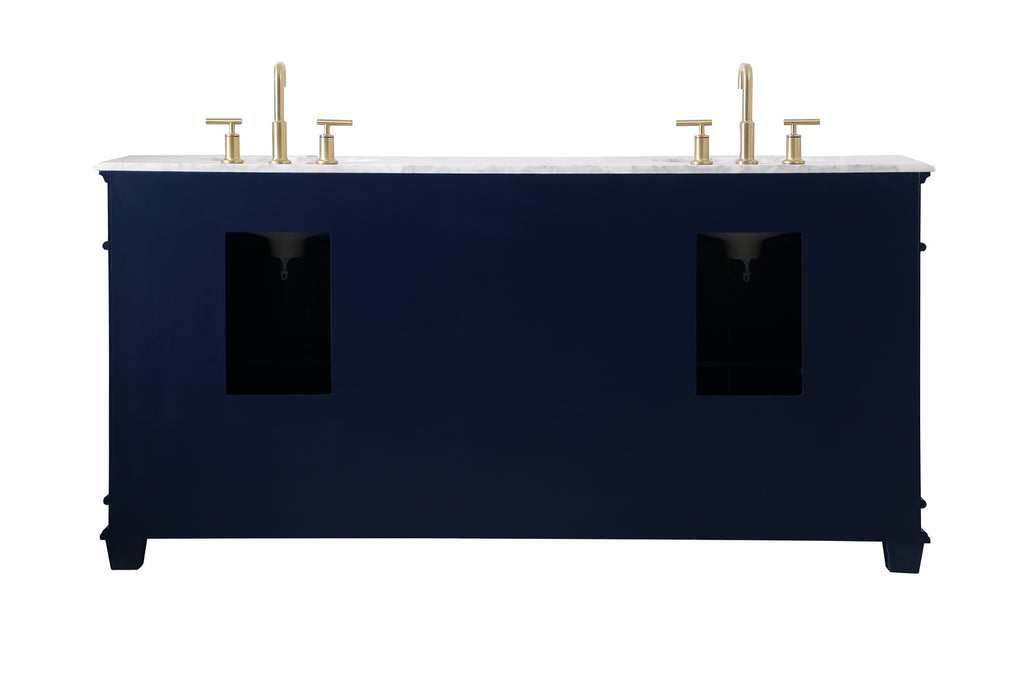 Elegant Lighting - VF50072DBL - Bathroom Vanity Set - Wesley - Blue