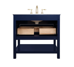 Elegant Lighting - VF27036BL - Bathroom Vanity Set - Metropolis - Blue