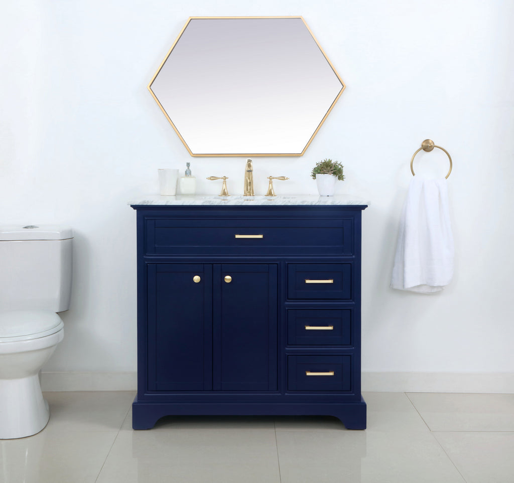 Elegant Lighting - VF15036BL - Bathroom Vanity Set - Americana - Blue