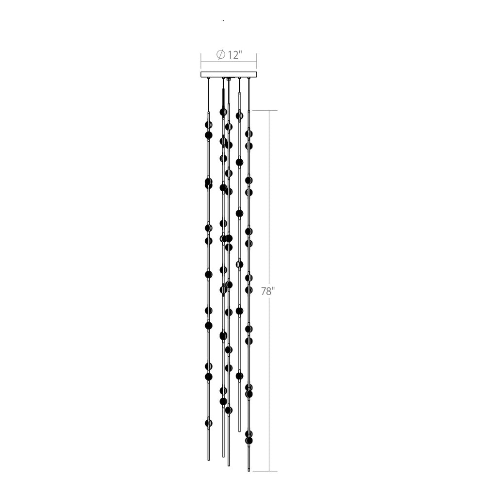 Sonneman - 2162.13W-T - LED Pendant - Constellation - Satin Nickel