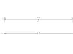 Sonneman - 23QPCL244B120PHA - LED Wall Bar - Purolinear 360 - Polished Chrome