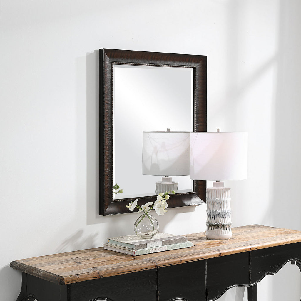 Uttermost - 09726 - Mirror - Wythe - Burnished Wood Look