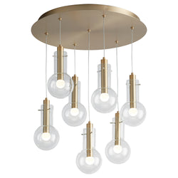 Oxygen - 3-674-40 - Large Chandeliers - Glass Shade