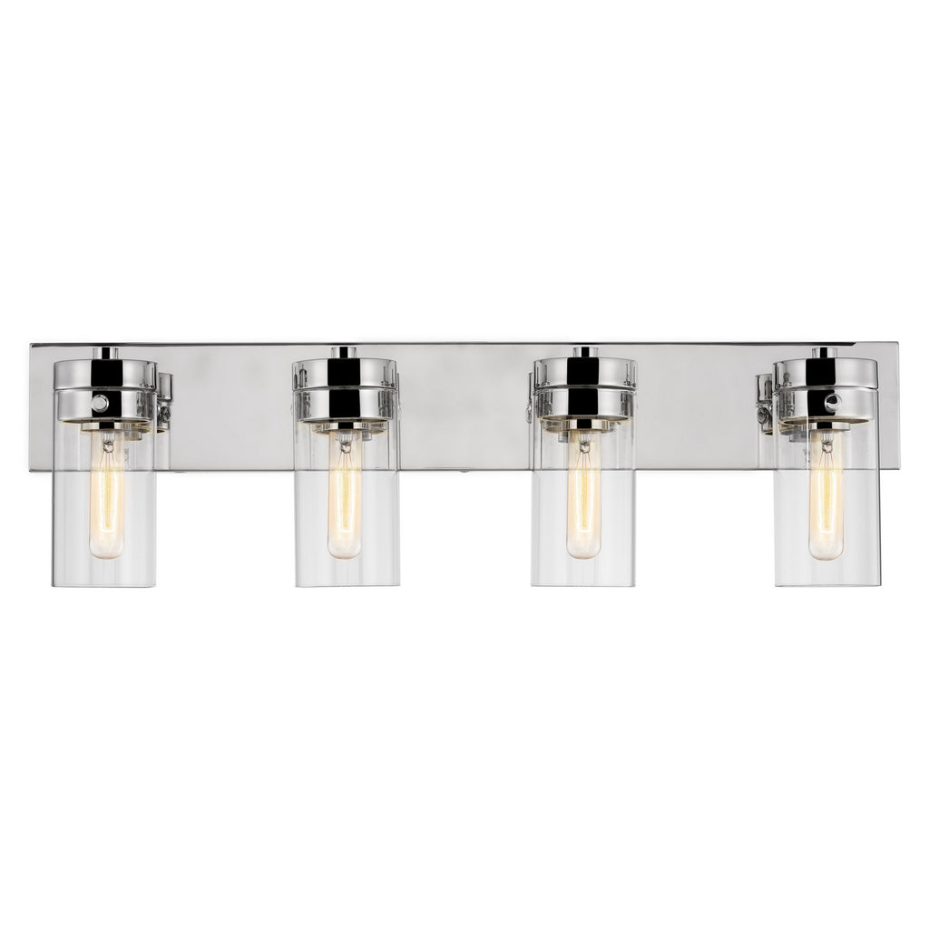 Nuvo Lighting - 60-7634 - Four Light Vanity - Intersection - Polished Nickel