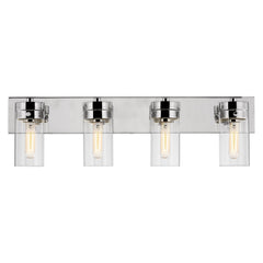 Nuvo Lighting - 60-7634 - Four Light Vanity - Intersection - Polished Nickel