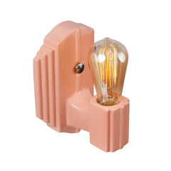 Justice Designs - CER-7041-BSH-NCKL - One Light Wall Sconce - American Classics - Gloss Blush