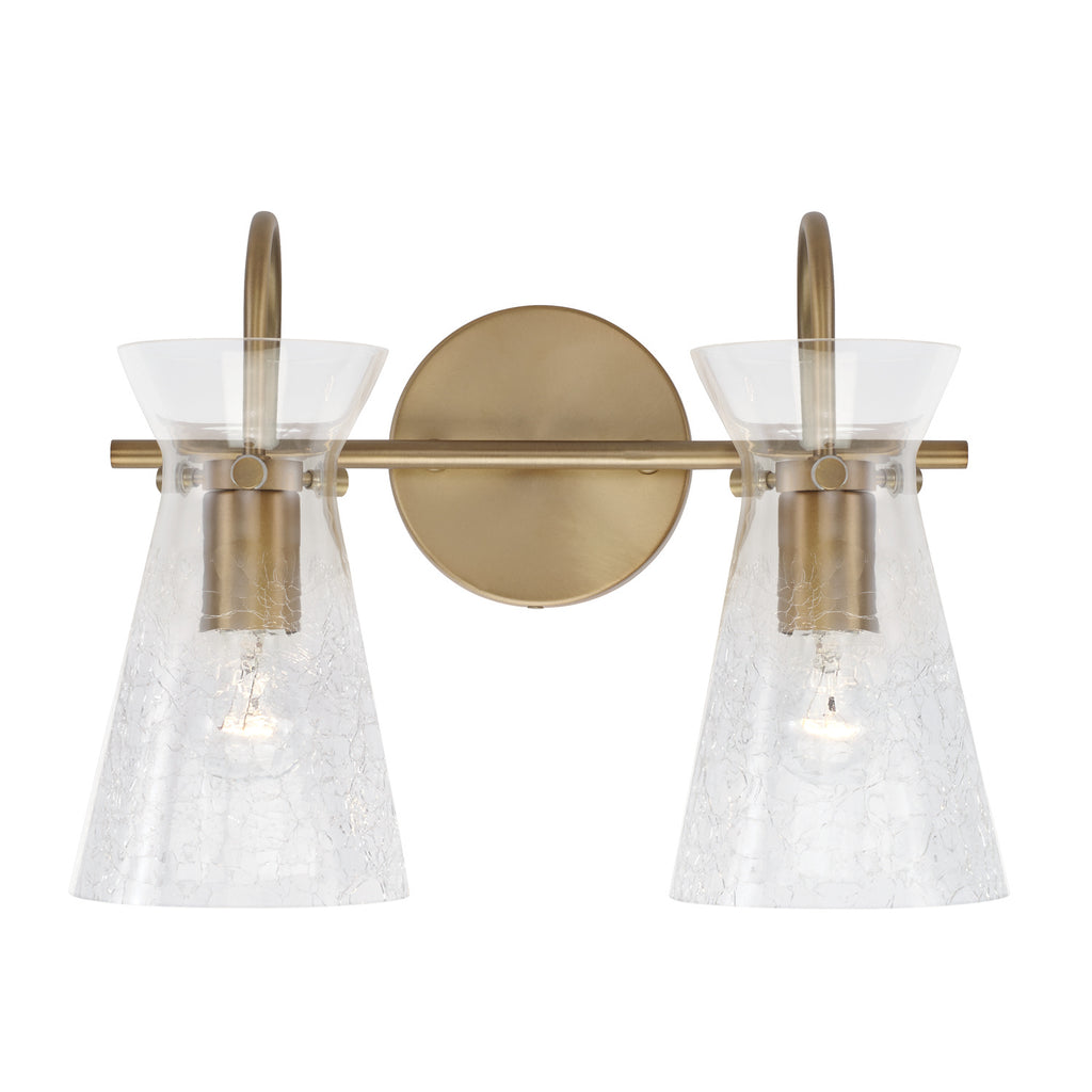 Capital Lighting - 142421AD - Two Light Vanity - Mila - Aged Brass