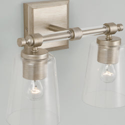 Capital Lighting - 144821BS-523 - Two Light Vanity - Breigh - Brushed Champagne