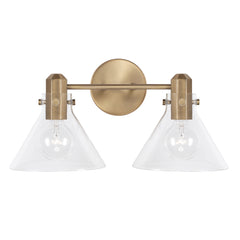 Capital Lighting - 145821AD-528 - Two Light Vanity - Greer - Aged Brass
