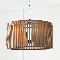 Capital Lighting - 344642WK - Four Light Pendant - Archer - Light Wood and Matte Black