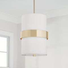 Capital Lighting - 346221SF - Two Light Pendant - Sutton - Soft Gold
